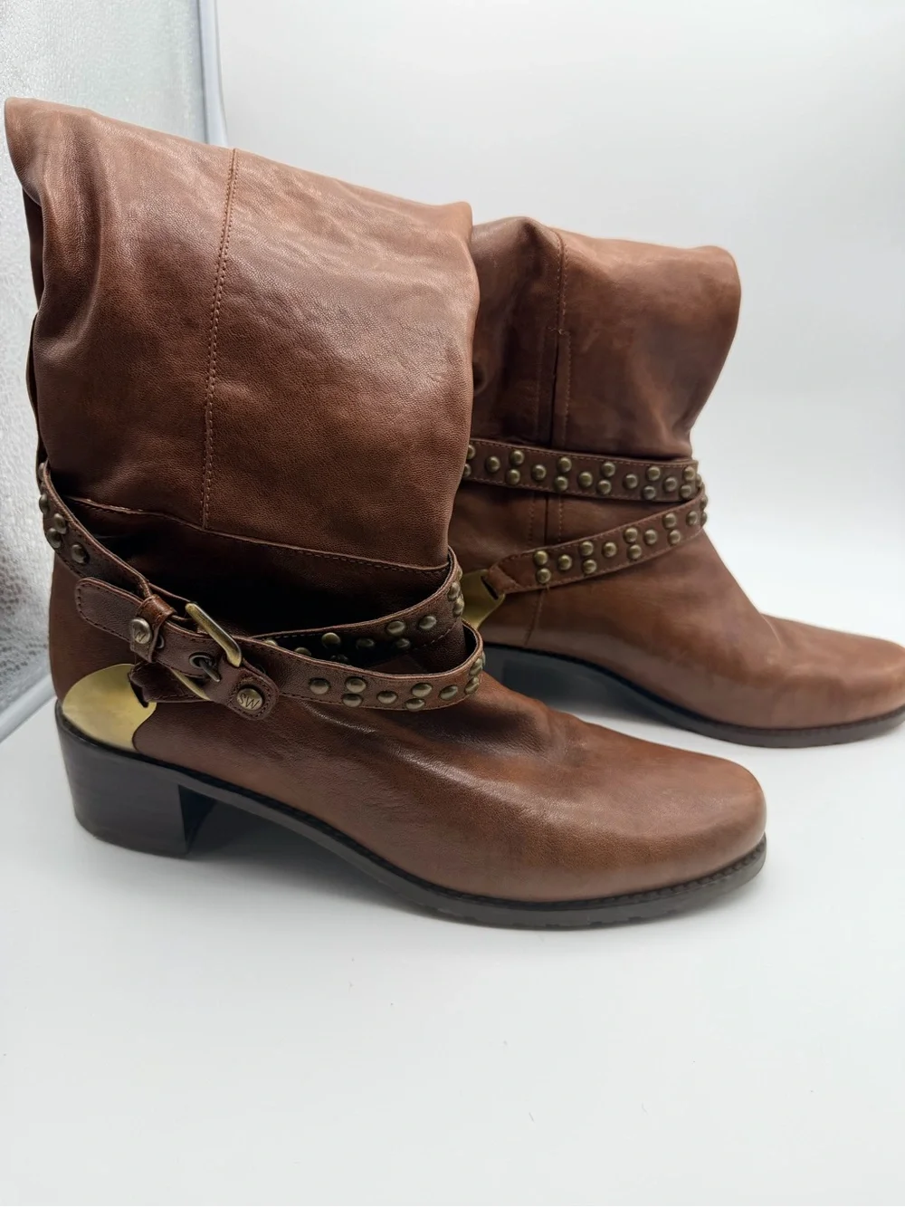 Stuart Weitzman Yeeha Boot Brown Size 7.5